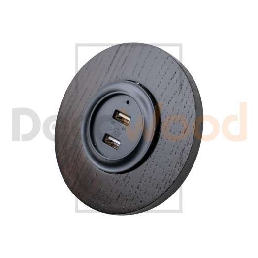 Рамка 1 пост под механизмы OneKey, круг, венге