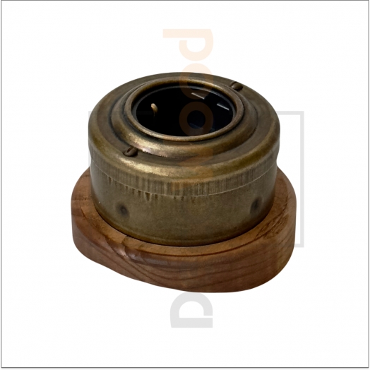 Накладка на бревно, 1 пост, под ретро электрику Vintage Brass, ясень Накладка на бревно, 1 пост, под ретро электрику Vintage Brass, ясень
