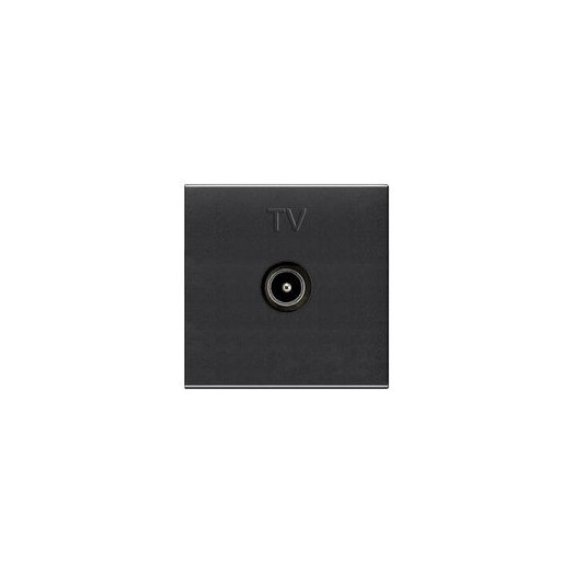 Розетка TV одиночная, ABB Zenit, цвет: антрацит Розетка TV одиночная, ABB Zenit, цвет: антрацит