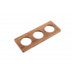 Рамка 3 поста под механизмы LK Vintage, брашированная, ясень в масле Рамка 3 поста под механизмы LK Vintage, брашированная, ясень в масле