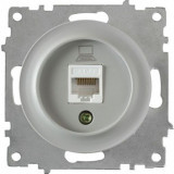 Розетка компьютерная OneKey 1xRJ45 кат.5e, цвет серый Розетка компьютерная OneKey 1xRJ45 кат.5e, цвет серый